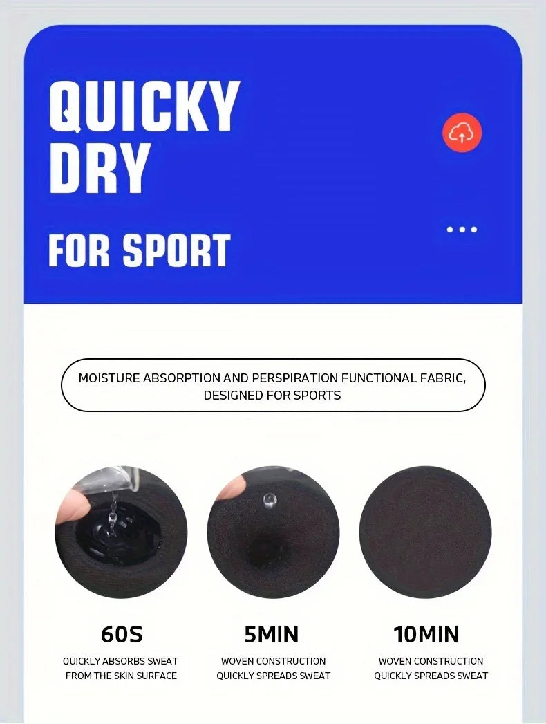 Shorts Masculinos UETEEY Fitness Esporte Academia Secagem Rápida Leve e Confortável