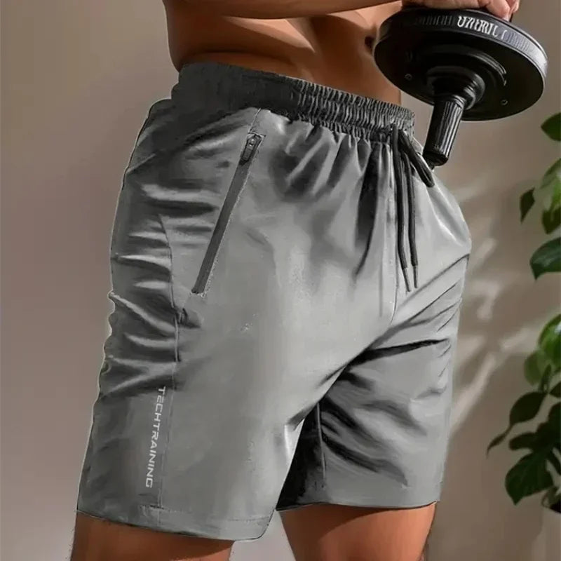Shorts Masculinos UETEEY Fitness Esporte Academia Secagem Rápida Leve e Confortável