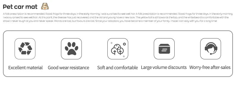 Assento de carro para cães com bolsos de armazenamento, assento dianteiro durável para animais de estimação à prova de arranhões para cães pequenos e médios