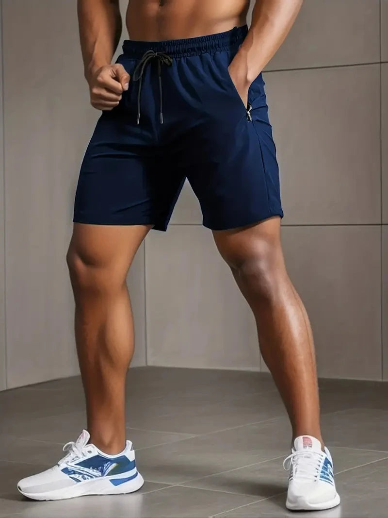 Shorts Masculinos UETEEY Fitness Esporte Academia Secagem Rápida Leve e Confortável