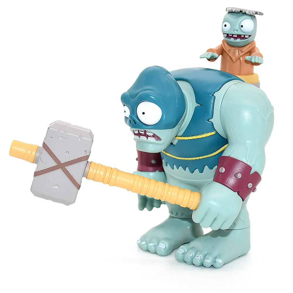 Bonecos Plants vs Zombies Dr Zomboss Yeti Peashooter Chomper e Girassol