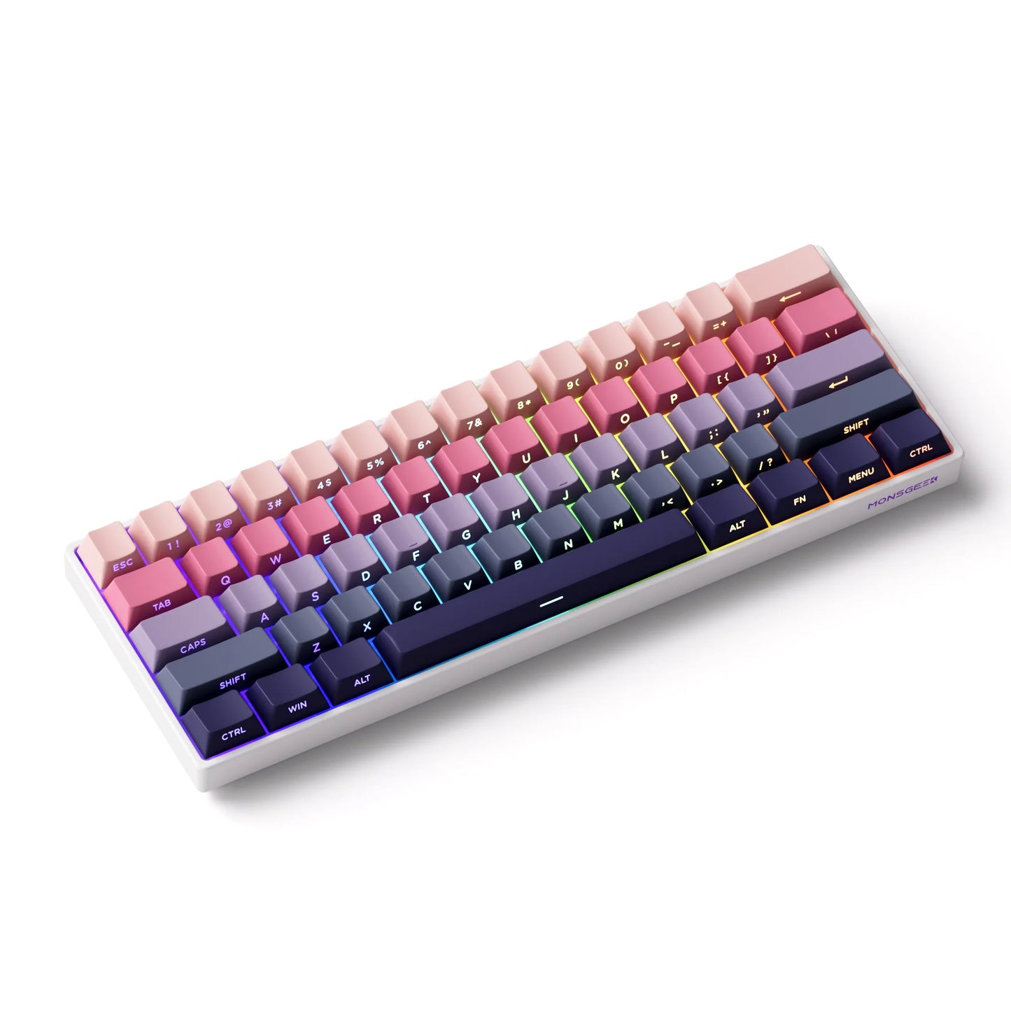 Akko MonsGeek FUN60 Teclado Gamer 60 Porcento Interruptor Magnético Gatilho 0.01mm