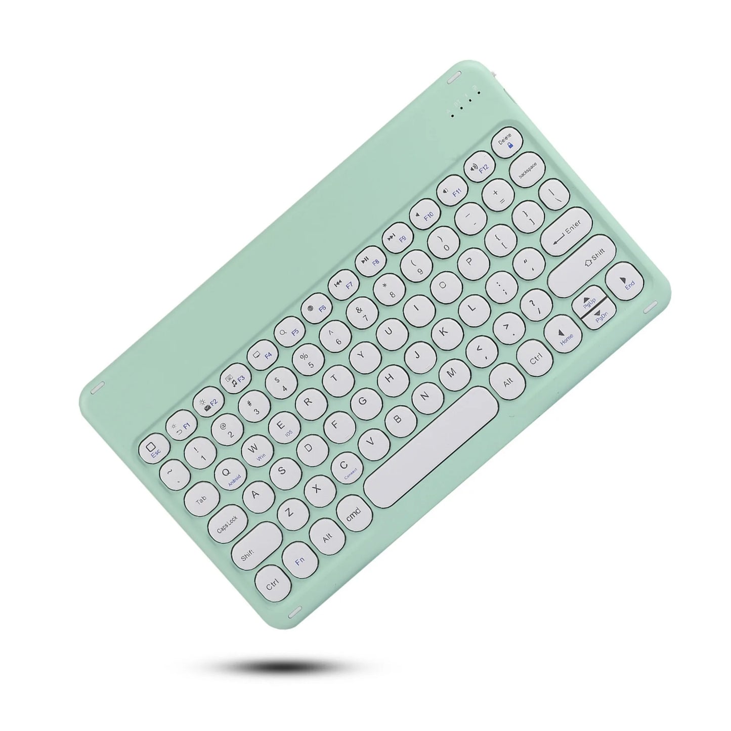 Teclado Recarregável Bluetooth 10 Polegadas Espanhol Inglês Para Tablet e Notebook