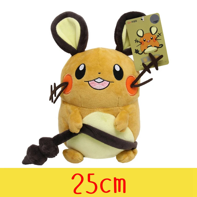 Pelúcia Pokémon de Alta Qualidade com Etiqueta Pikachu Charmander Squirtle Bulbasaur