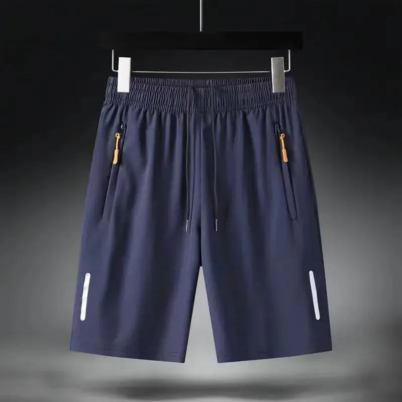 Short Masculino Esportivo Ice Silk Confortável Fresco Ideal para Praia, Treino e Dia a Dia