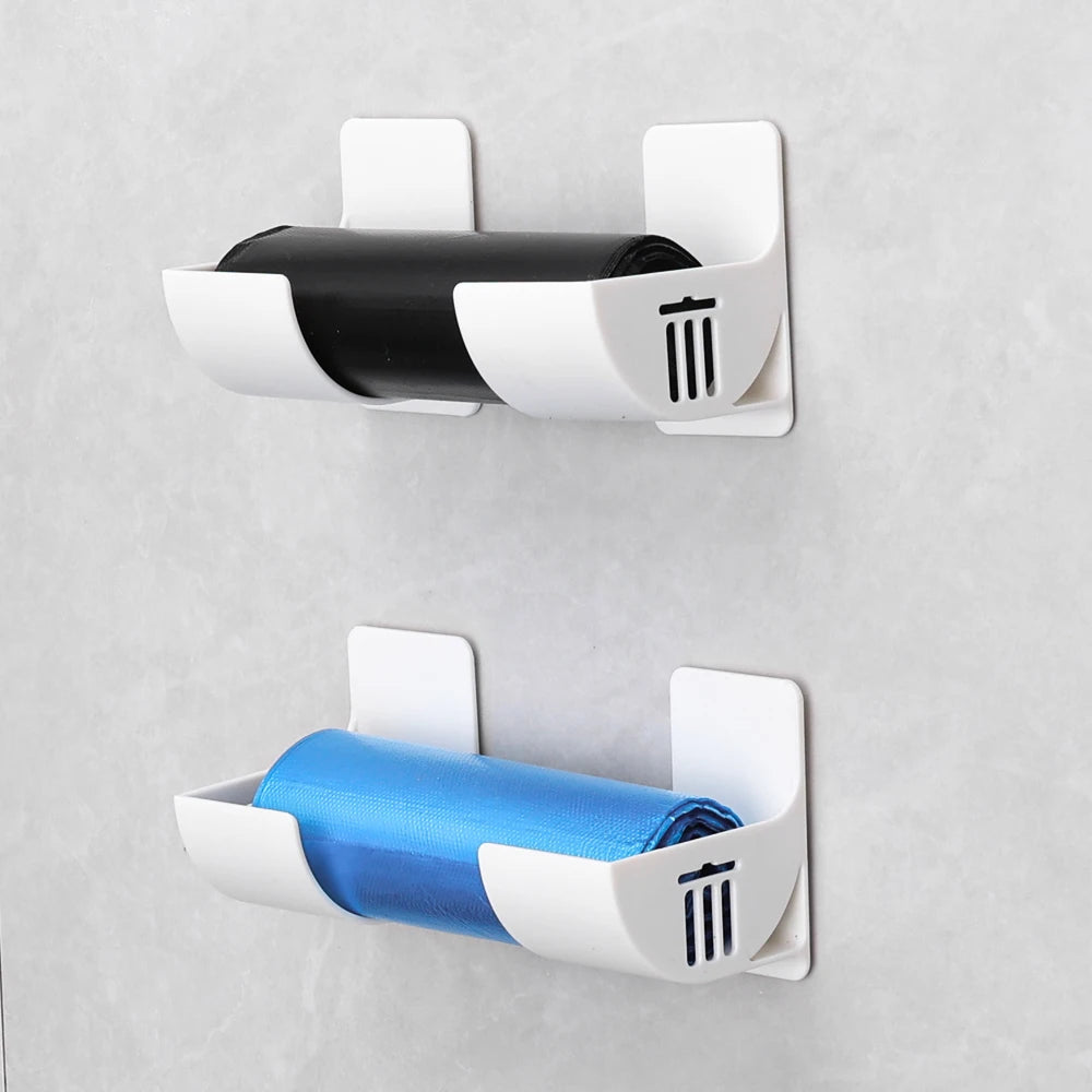 Suporte para Sacos de Lixo de 2 ou 6 Peças, Montagem na Parede, Organizador e Dispensador Prático para prateleiras de cozinha