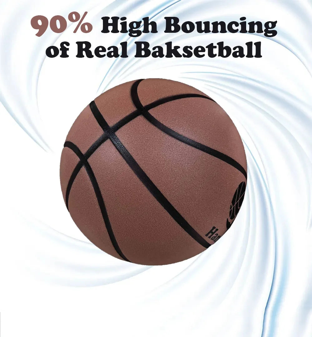 Bola de Basquete Espuma Macia Silenciosa Tamanho Padrão para Drible em Casa