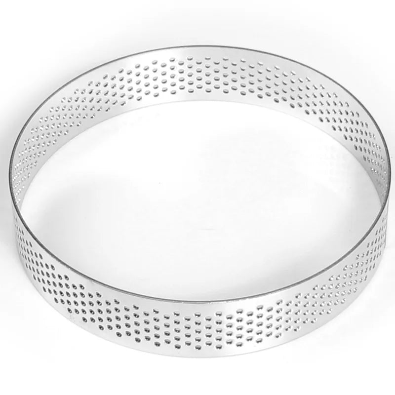 Molde de Aço Inox para Bolo Mousse Resistente ao Calor Ferramenta para Tortas e Massas