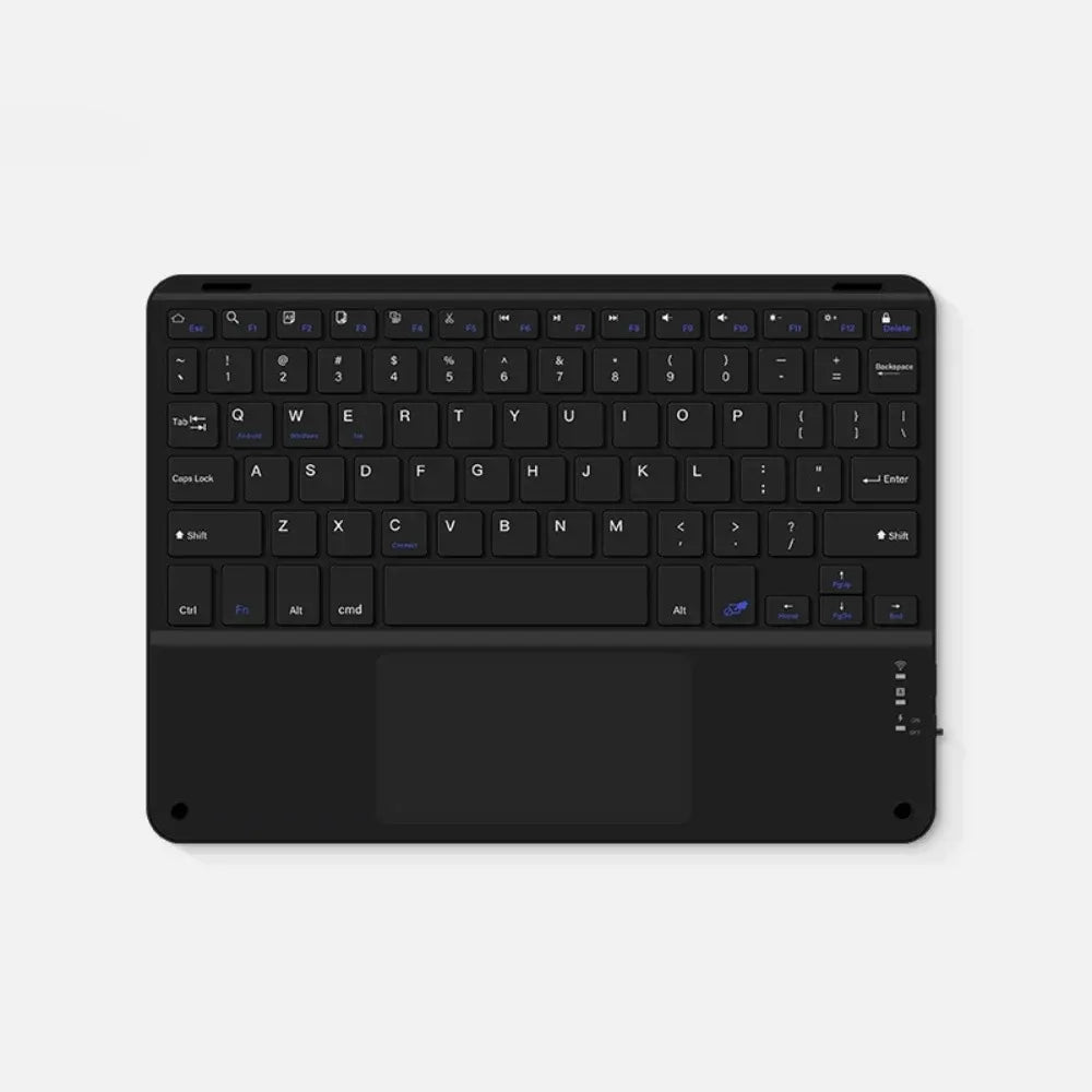 Teclado Recarregável Bluetooth 10 Polegadas Espanhol Inglês Para Tablet e Notebook