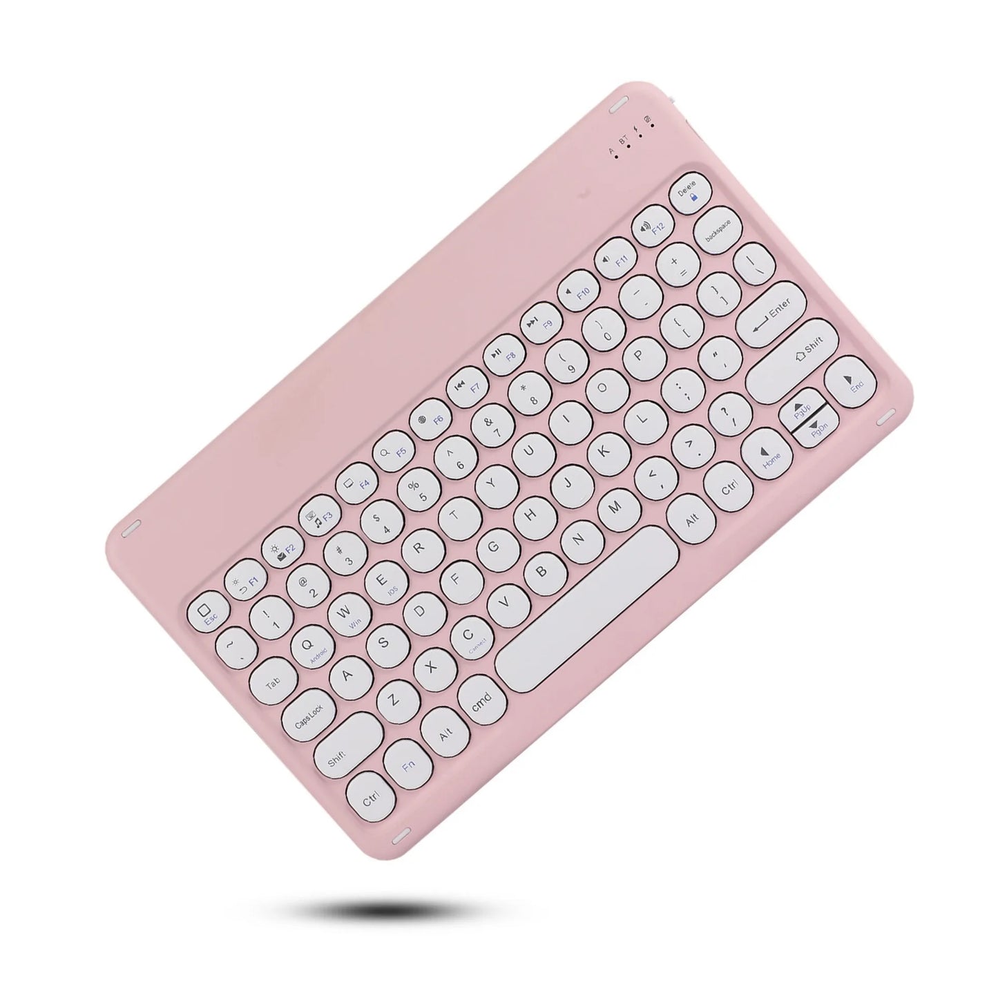 Teclado Recarregável Bluetooth 10 Polegadas Espanhol Inglês Para Tablet e Notebook