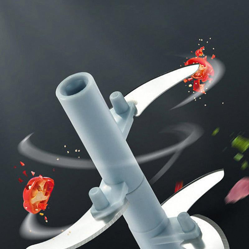 Moedor multiuso manual 500/900ml, picador de alho giratório, triturador de alho, cortador de vegetais e cebola