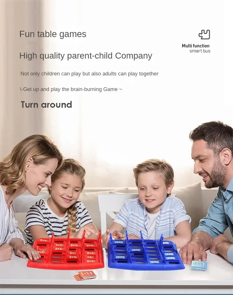 Adivinhe Quem Eu Sou Jogo Infantil com Tabuleiro para Raciocínio Lógico e Diversão em Família