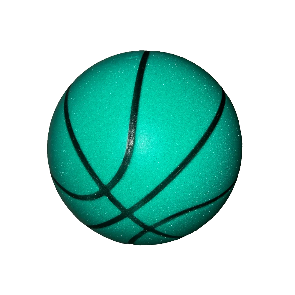 Bola de Basquete Espuma Macia Silenciosa Tamanho Padrão para Drible em Casa