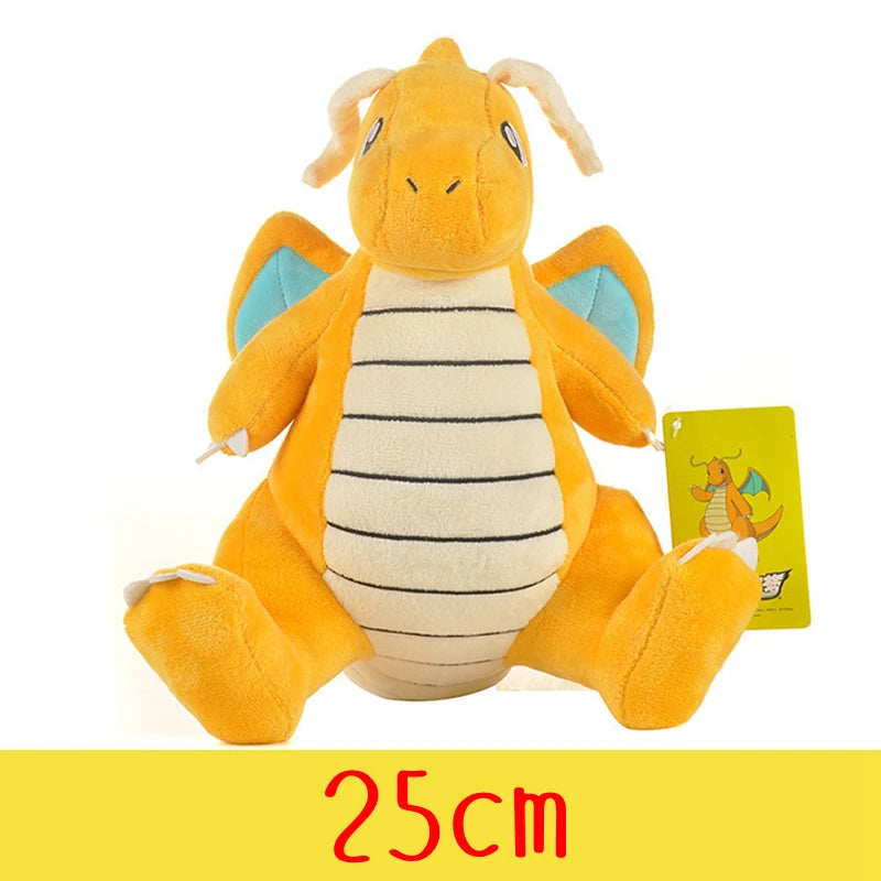 Pelúcia Pokémon de Alta Qualidade com Etiqueta Pikachu Charmander Squirtle Bulbasaur