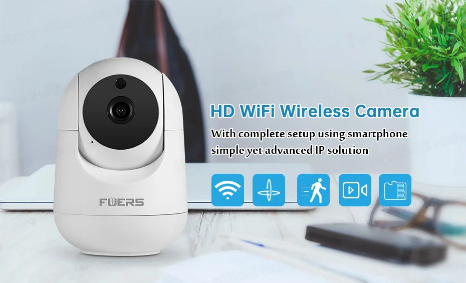 Câmera WiFi 4K 8MP Tuya Smart com Rastreamento Automático e Visão Noturna para Segurança Residencial