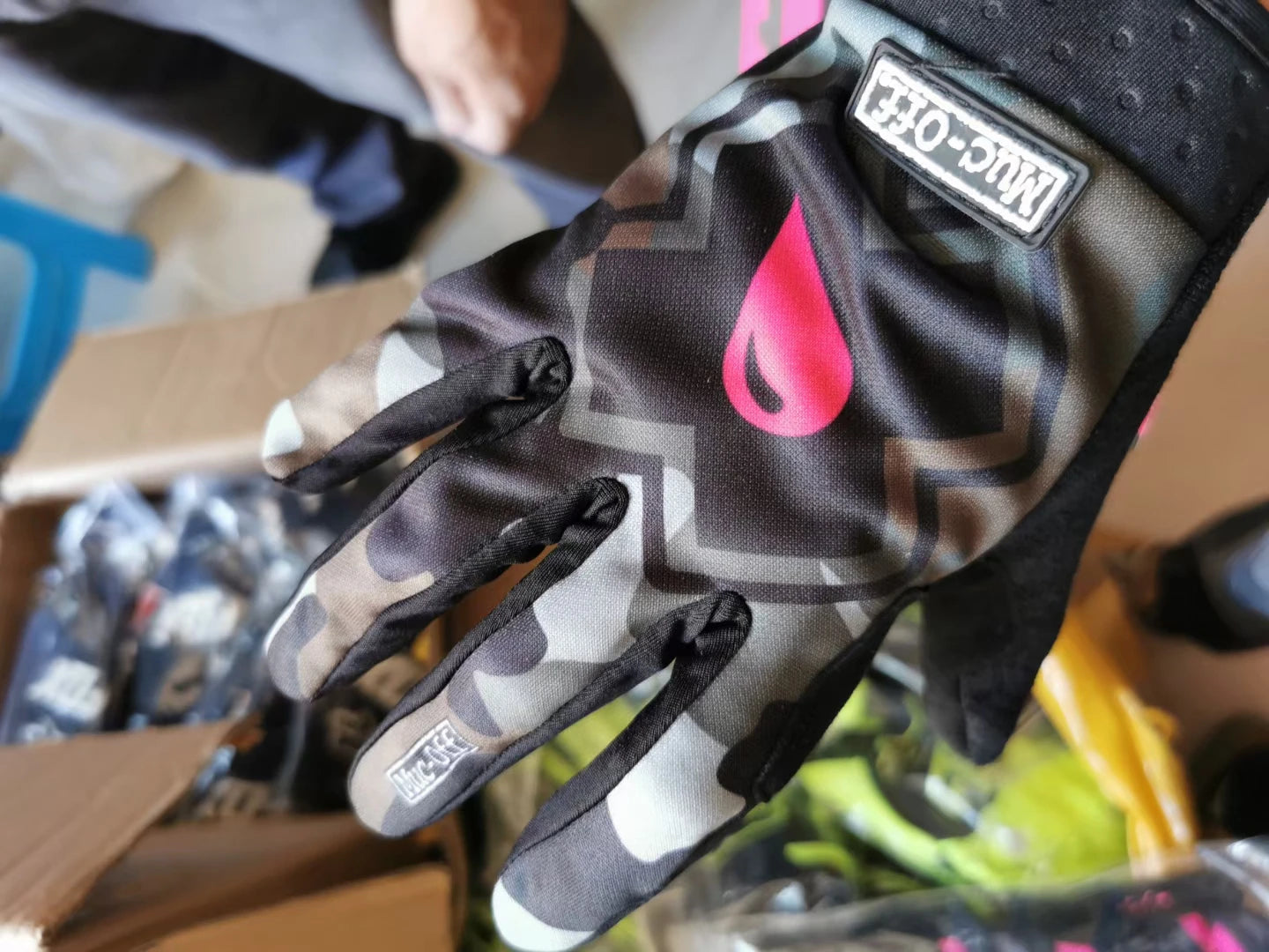 Luvas de Proteção para Motocicleta BTT Downhill MX MTB Conforto e Resistência