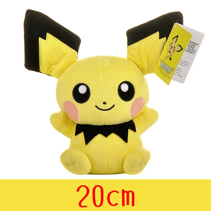Pelúcia Pokémon de Alta Qualidade com Etiqueta Pikachu Charmander Squirtle Bulbasaur