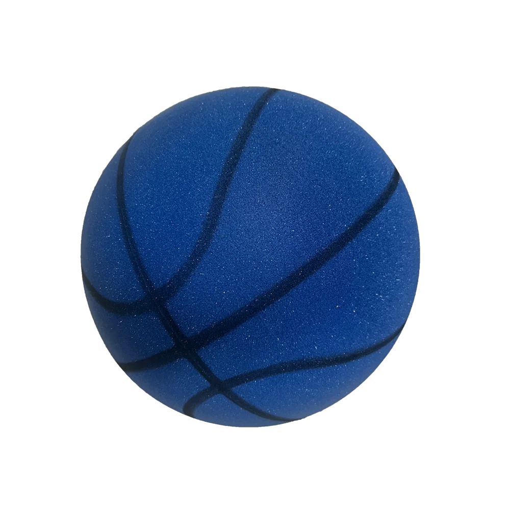 Bola de Basquete Espuma Macia Silenciosa Tamanho Padrão para Drible em Casa