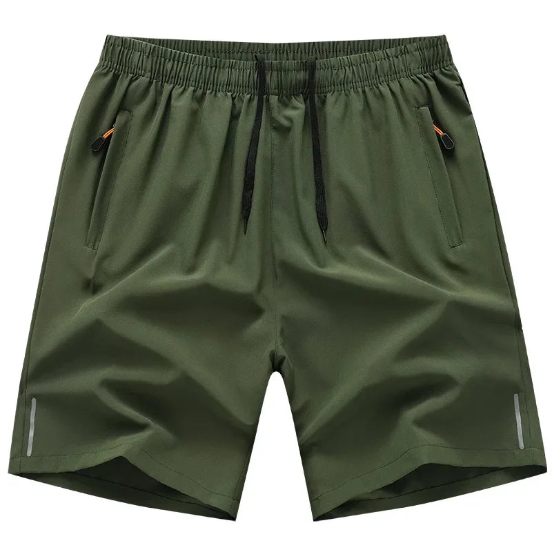 Short Masculino Esportivo Ice Silk Confortável Fresco Ideal para Praia, Treino e Dia a Dia