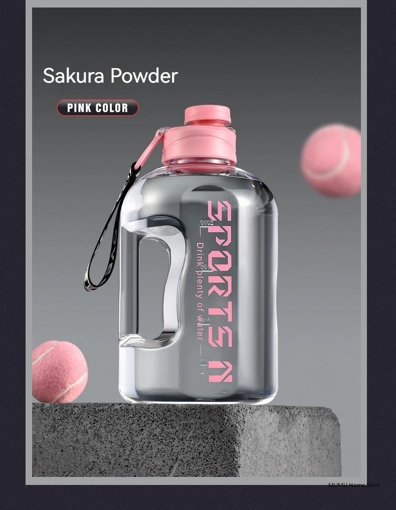 Garrafa gigante fitness, viagens e hidratação prolongada. Não perca tempo nos bebedouros, tenha água para todo o treino ou viagem.