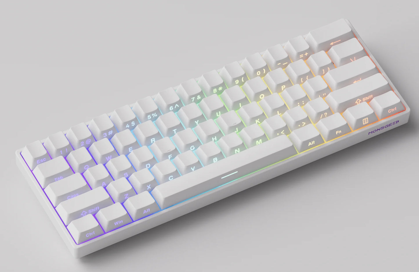 Akko MonsGeek FUN60 Teclado Gamer 60 Porcento Interruptor Magnético Gatilho 0.01mm