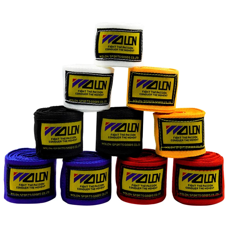 2 Peças Bandagem de Algodão para Boxe e outas lutas 1.5 a 5m Proteção para Mãos e Punhos