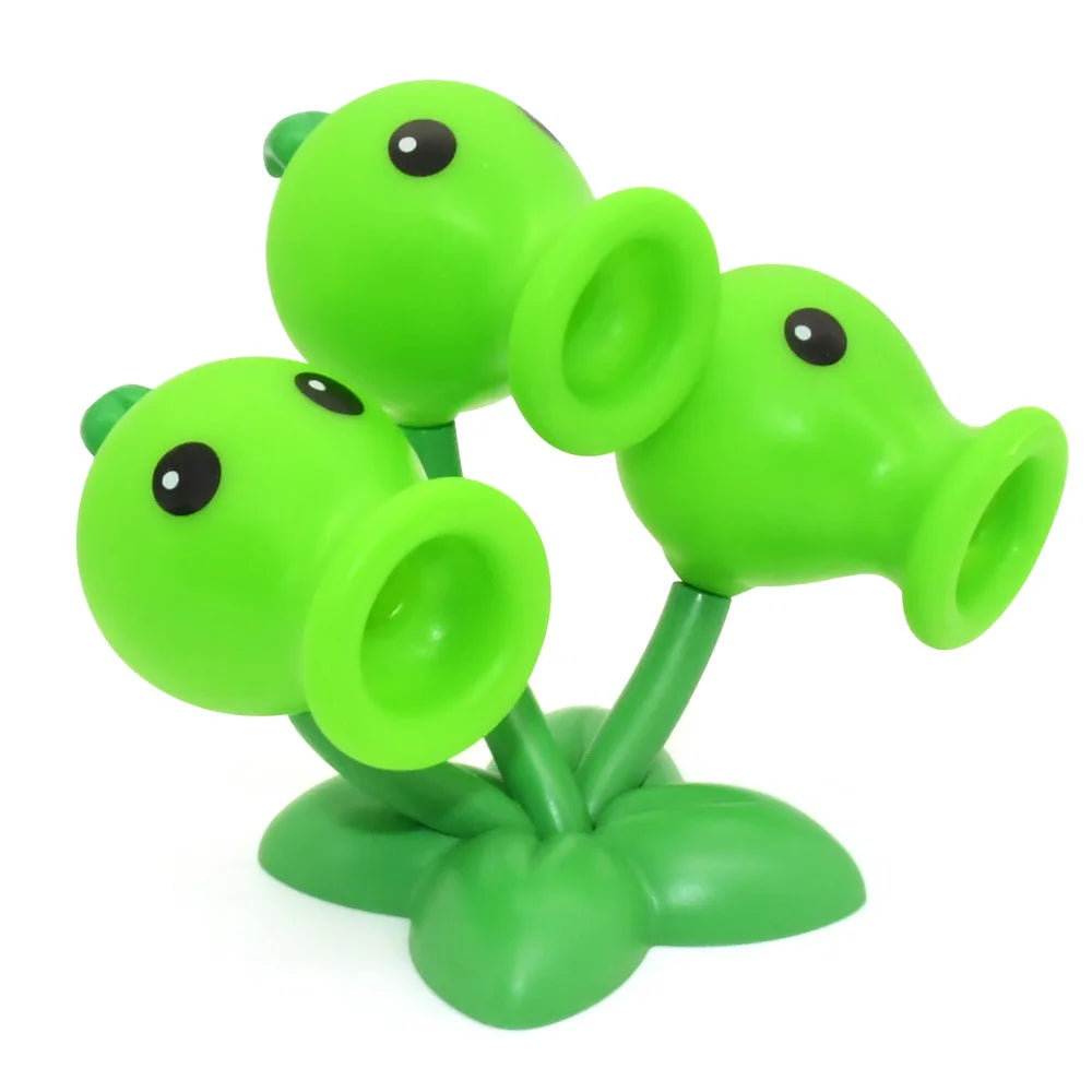 Bonecos Plants vs Zombies Dr Zomboss Yeti Peashooter Chomper e Girassol