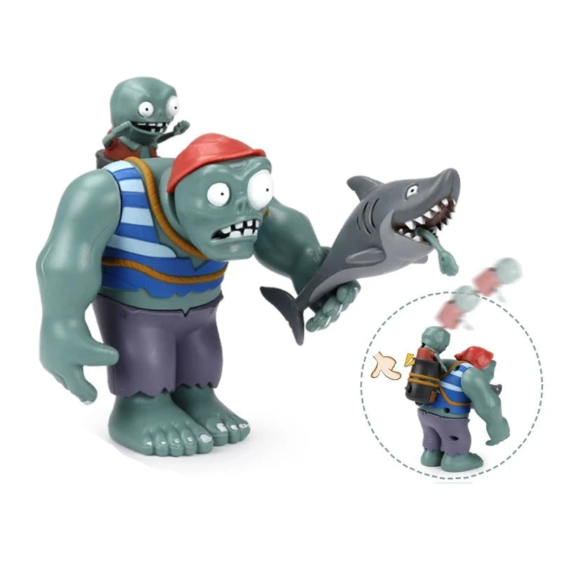 Brinquedos Plants vs Zombies com Bonecos de Ação Planta Robô Gigante e Zumbi