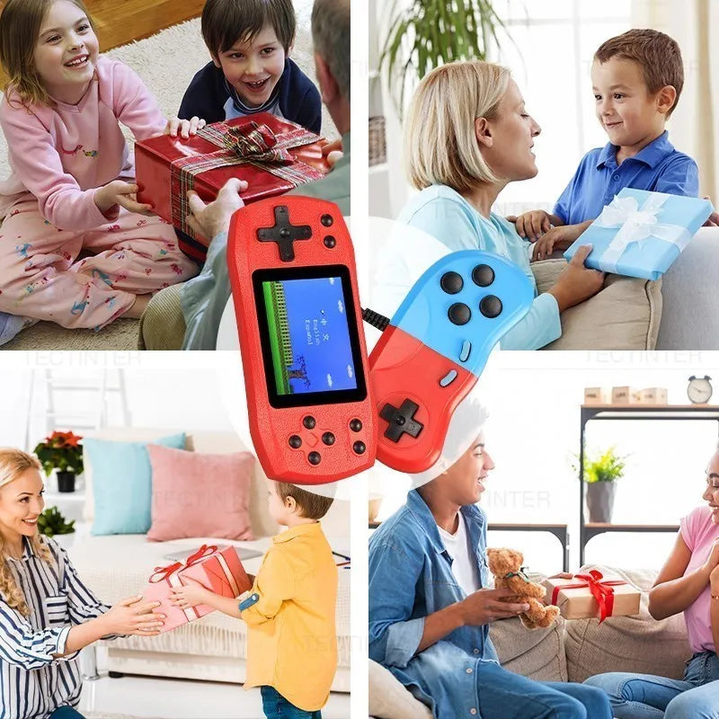 Mini Console Portátil Retrô 620 Jogos Clássicos com Tela 2.4 Polegadas e Saída AV