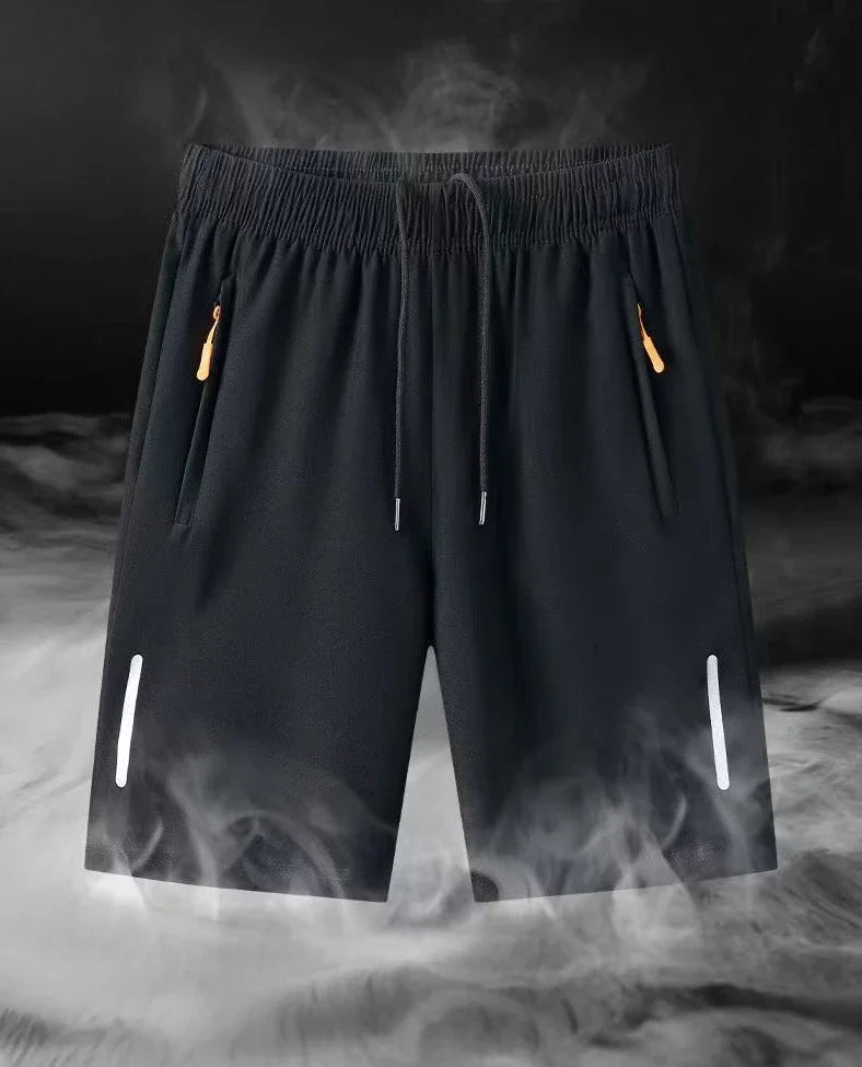 Short Masculino Esportivo Ice Silk Confortável Fresco Ideal para Praia, Treino e Dia a Dia