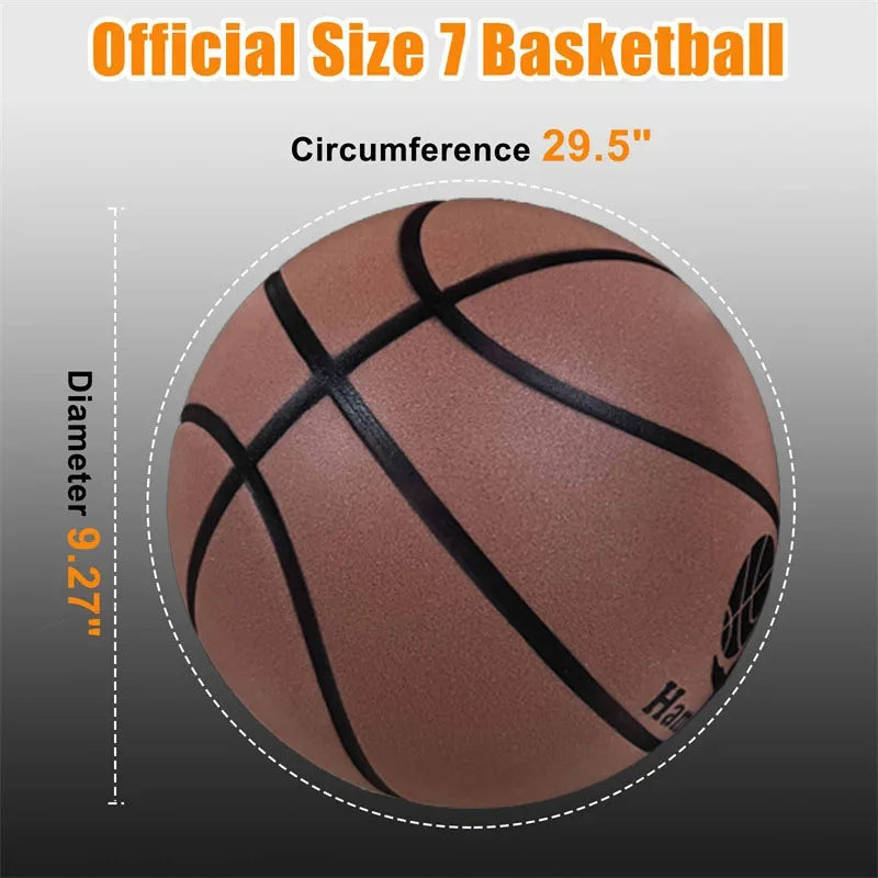 Bola de Basquete Espuma Macia Silenciosa Tamanho Padrão para Drible em Casa
