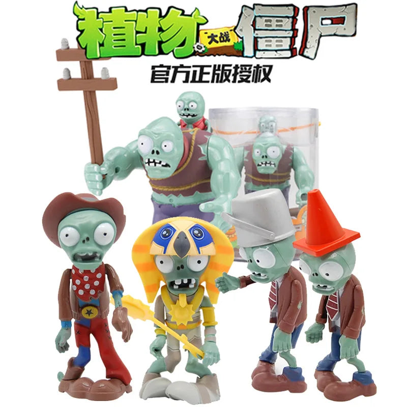 Brinquedos Plants vs Zombies com Bonecos de Ação Planta Robô Gigante e Zumbi