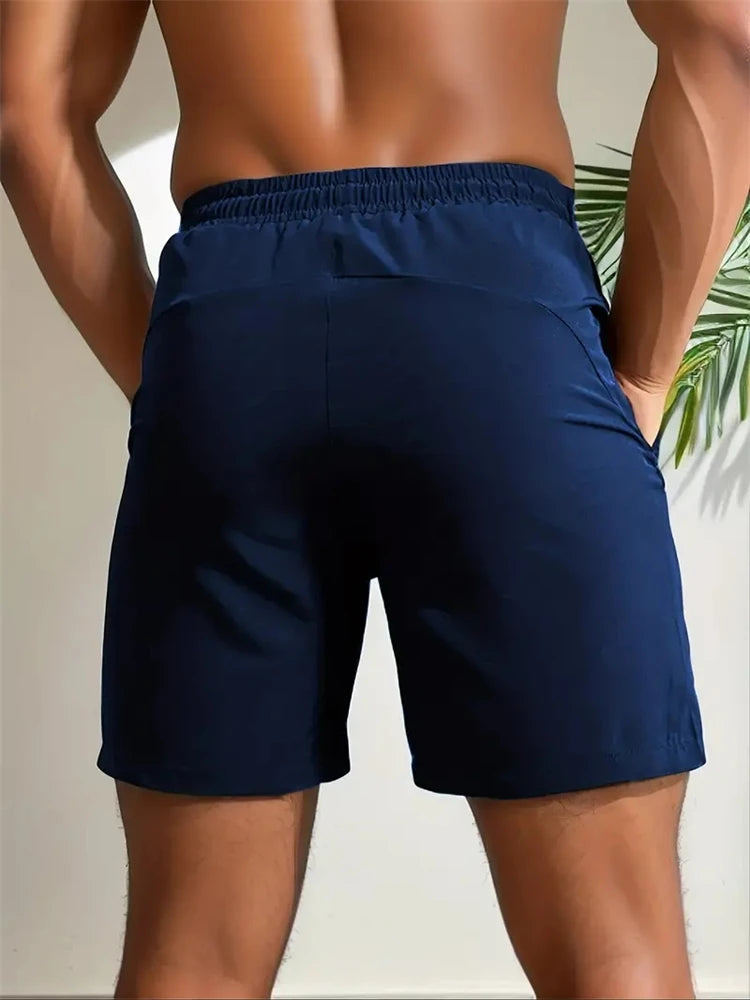 Shorts Masculinos UETEEY Fitness Esporte Academia Secagem Rápida Leve e Confortável