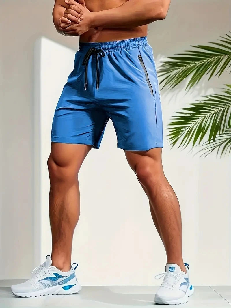 Shorts Masculinos UETEEY Fitness Esporte Academia Secagem Rápida Leve e Confortável