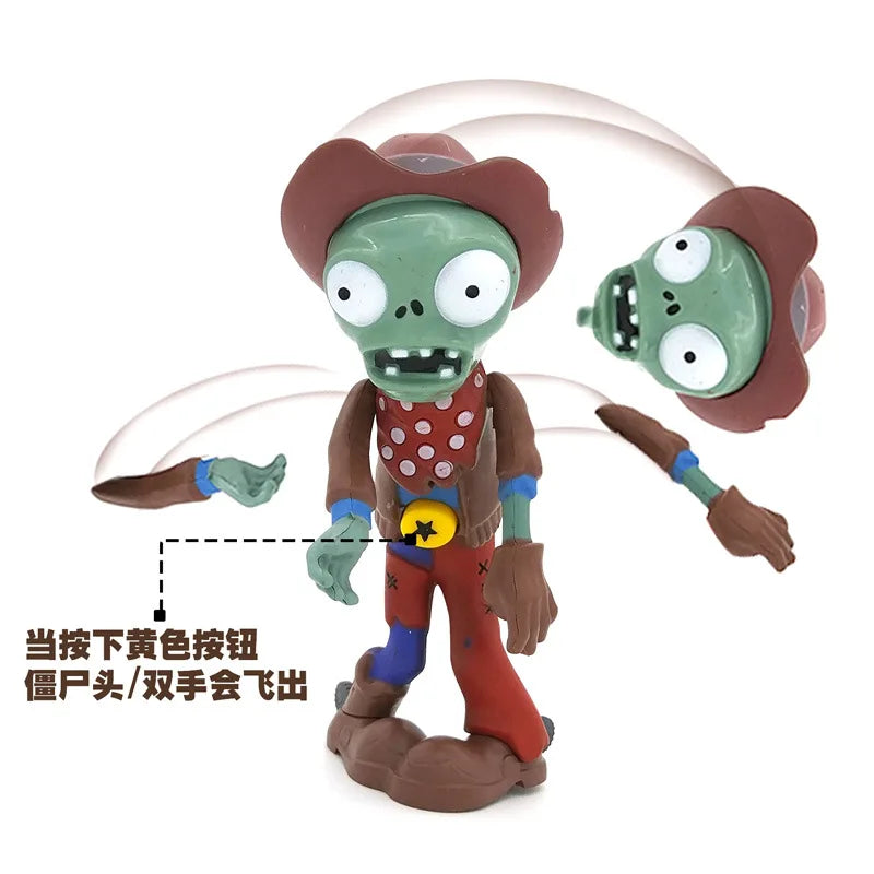 Brinquedos Plants vs Zombies com Bonecos de Ação Planta Robô Gigante e Zumbi