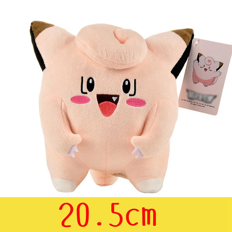 Pelúcia Pokémon de Alta Qualidade com Etiqueta Pikachu Charmander Squirtle Bulbasaur
