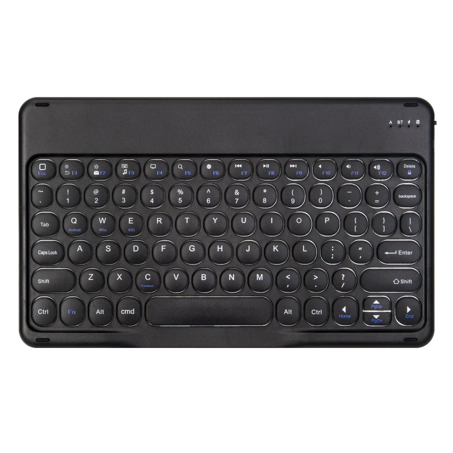 Teclado Recarregável Bluetooth 10 Polegadas Espanhol Inglês Para Tablet e Notebook