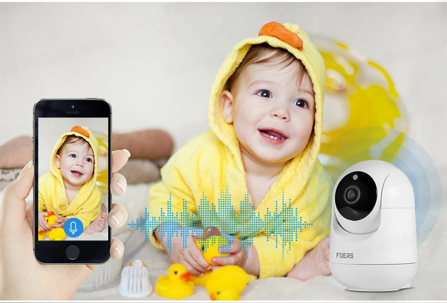 Câmera WiFi 4K 8MP Tuya Smart com Rastreamento Automático e Visão Noturna para Segurança Residencial