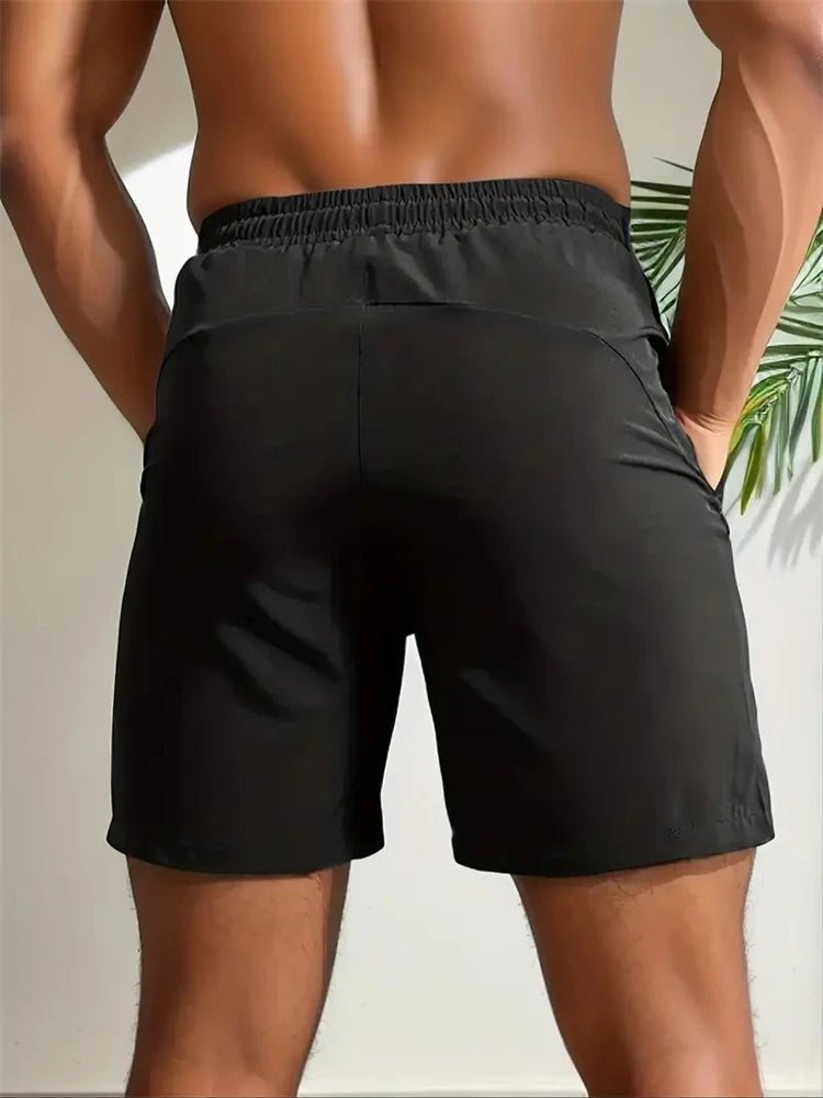 Shorts Masculinos UETEEY Fitness Esporte Academia Secagem Rápida Leve e Confortável