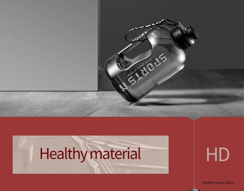 Garrafa gigante fitness, viagens e hidratação prolongada. Não perca tempo nos bebedouros, tenha água para todo o treino ou viagem.