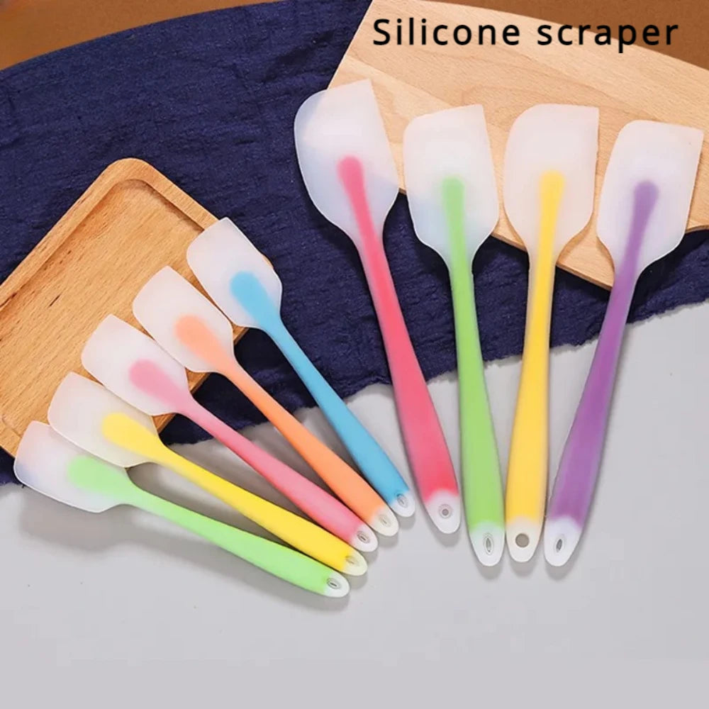 Espátula de Cozinha Integrada em Silicone Alta Temperatura Ideal para Confeitaria
