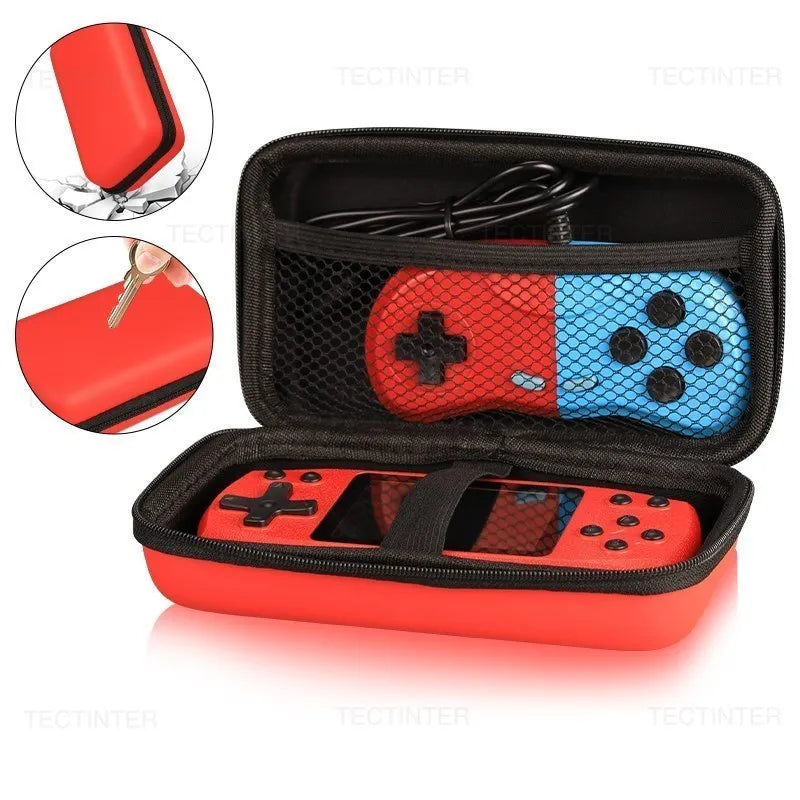 Mini Console Portátil Retrô 620 Jogos Clássicos com Tela 2.4 Polegadas e Saída AV