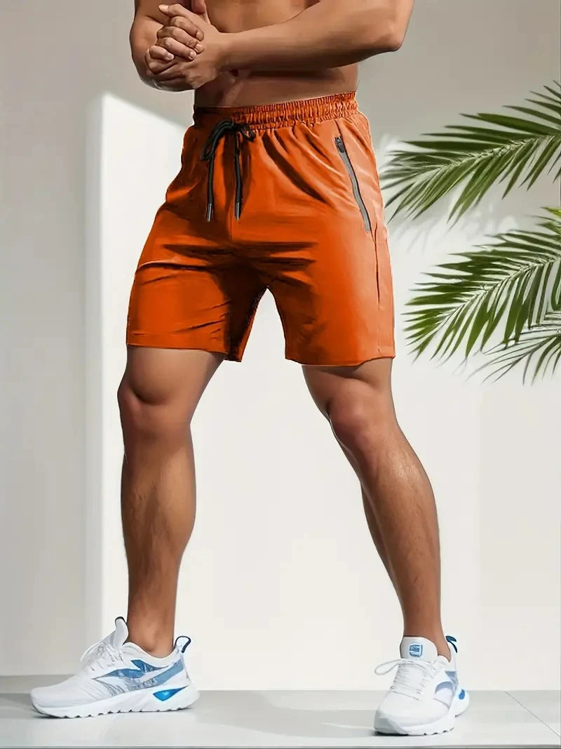 Shorts Masculinos UETEEY Fitness Esporte Academia Secagem Rápida Leve e Confortável