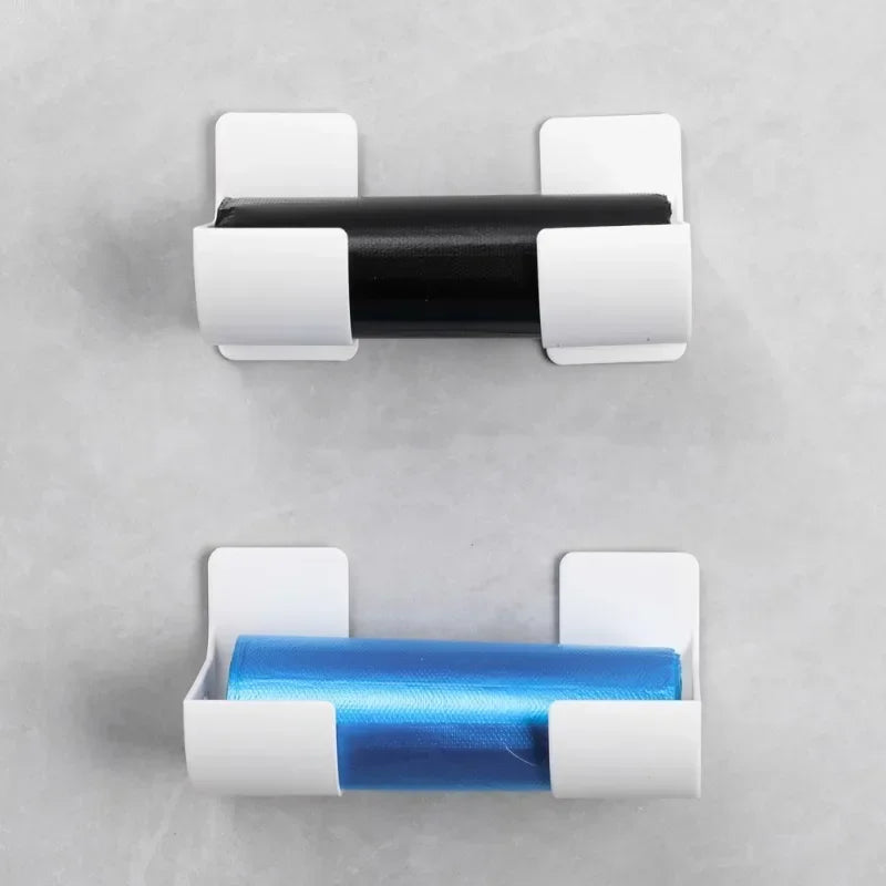 Suporte para Sacos de Lixo de 2 ou 6 Peças, Montagem na Parede, Organizador e Dispensador Prático para prateleiras de cozinha