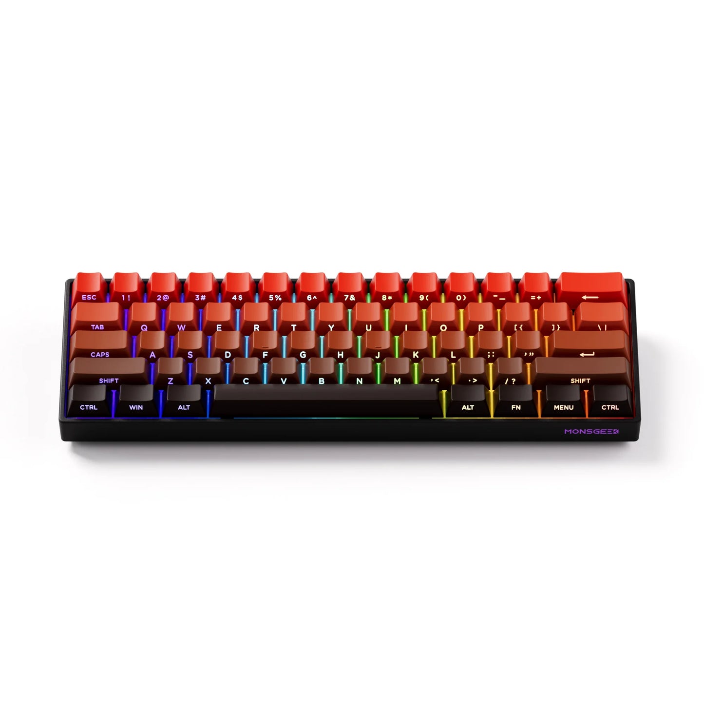 Akko MonsGeek FUN60 Teclado Gamer 60 Porcento Interruptor Magnético Gatilho 0.01mm