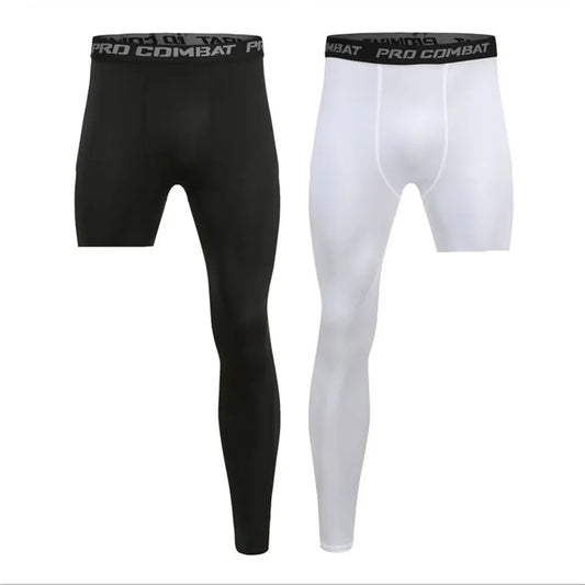 Legging Masculina de Compressão Calça Justa para Treino Corrida e Esportes