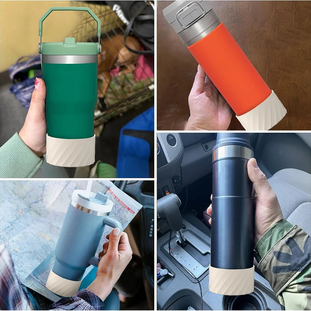 Capa de Silicone 40 oz com Alça para Copo Stanley Quencher e IceFlow