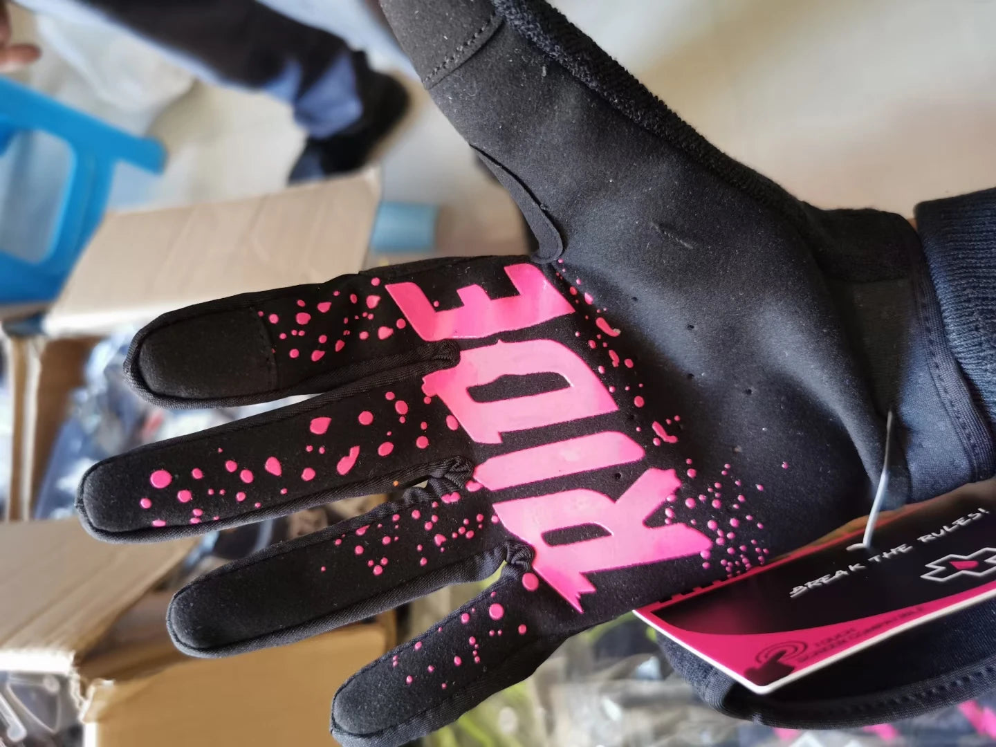 Luvas de Proteção para Motocicleta BTT Downhill MX MTB Conforto e Resistência