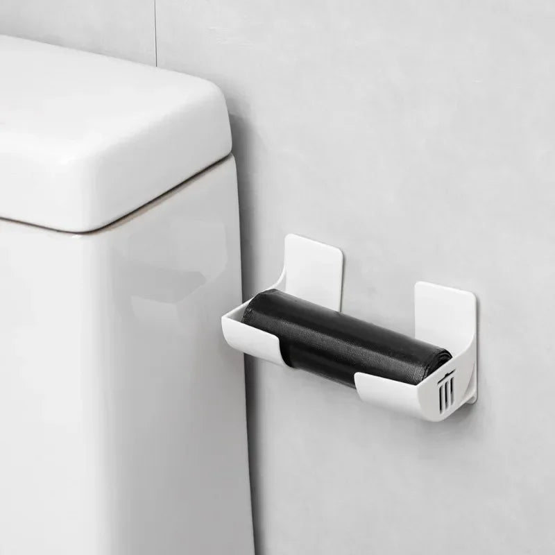 Suporte para Sacos de Lixo de 2 ou 6 Peças, Montagem na Parede, Organizador e Dispensador Prático para prateleiras de cozinha