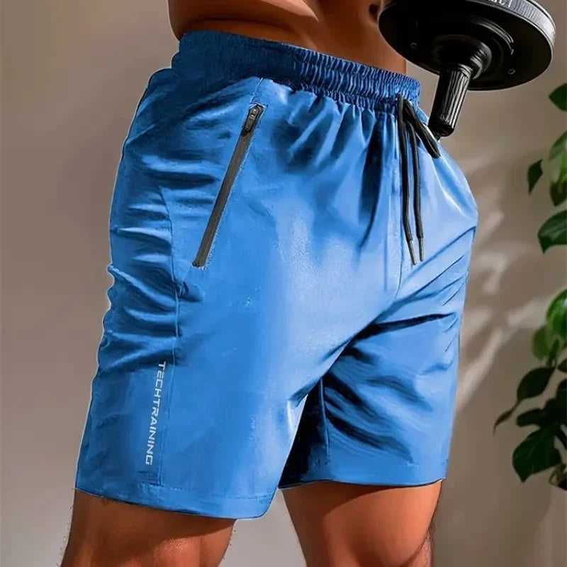 Shorts Masculinos UETEEY Fitness Esporte Academia Secagem Rápida Leve e Confortável